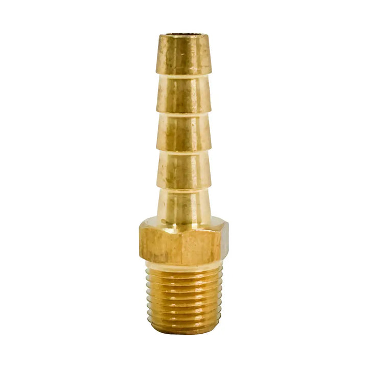 COATS | 8000378 | Straight Brass Fitting | 1/4" Barb x 1/8" Male NPT, Each