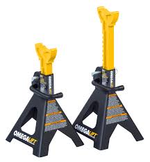 OMEGA | 32038 | 3-TON DUAL LOCKING JACK STANDS (PAIR)