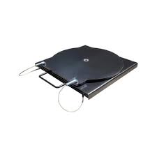 BENDPAK 5700236 Aluminum-Stainless Deluxe Alignment Turnplates, Set of Two 18.5 × 18.6