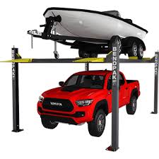 BENDPAK | Four-Post Boat Lift | 7,500 lb Capacity, 249” Length, 82” Rise | HD-75BXT