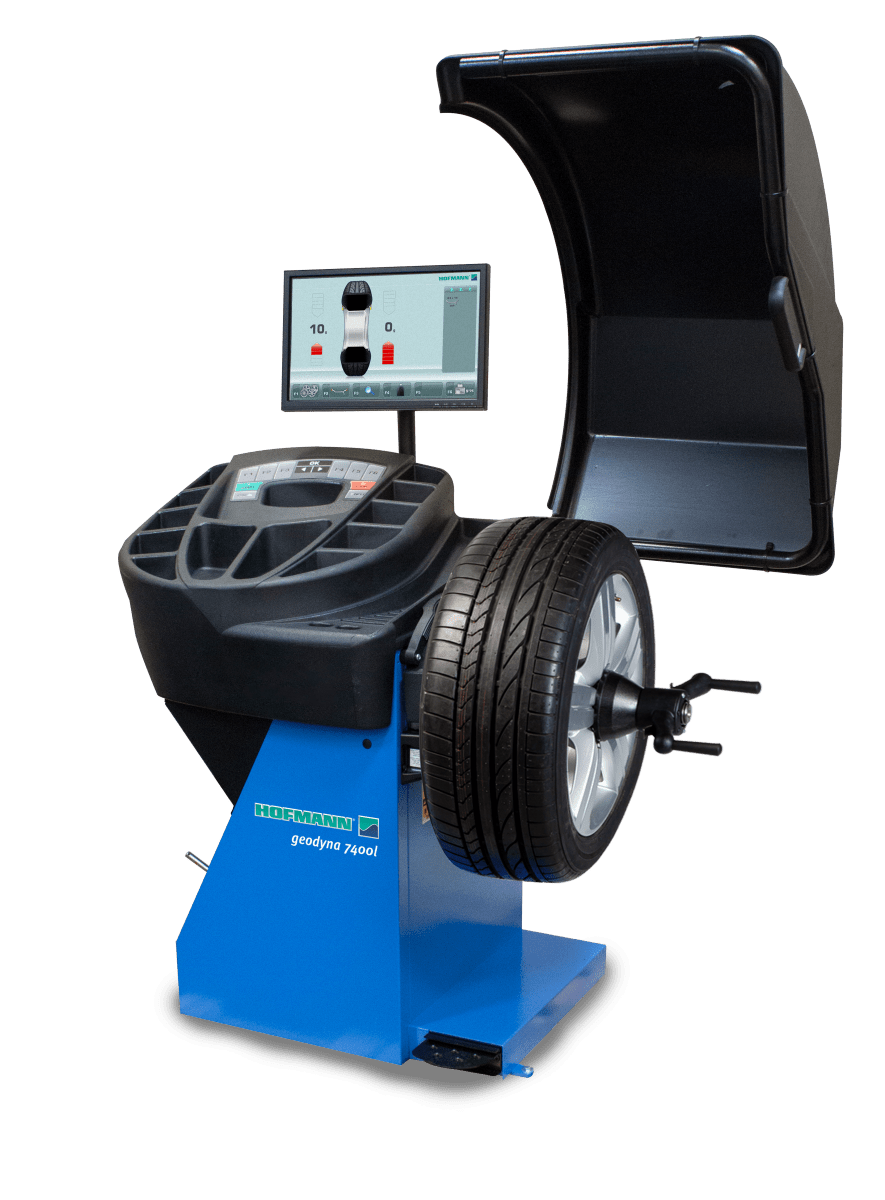 Hofmann Geodyna 7400l Semi-Automatic Wheel Balancer with LCD Monitor