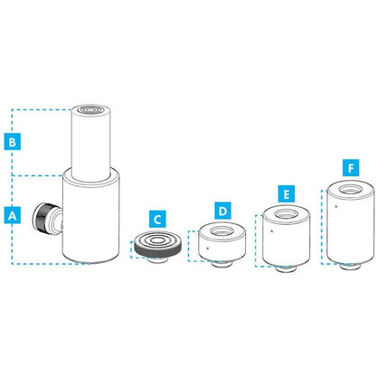 ESCO 10 Ton "Stak-Able" Hydraulic Ram Kit, 1" Stroke w/ 3 Extensions - 10317