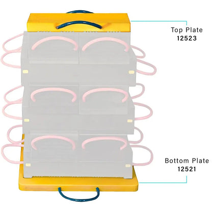 ESCO 12520 100 Ton Cribbing Block, Interlocking w/ Handle (21" x 5" x 5.25")