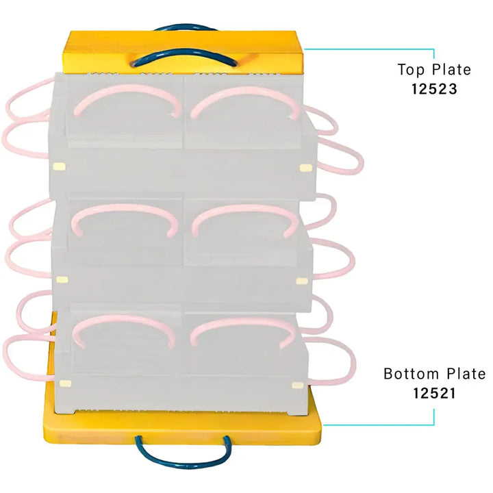 ESCO | 12520 | 100 Ton Cribbing Block | Interlocking w/ Handle (21" x 5" x 5.25")