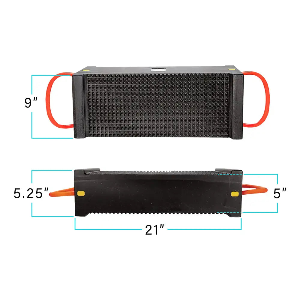 ESCO | 12520 | 100 Ton Cribbing Block | Interlocking w/ Handle (21" x 5" x 5.25")