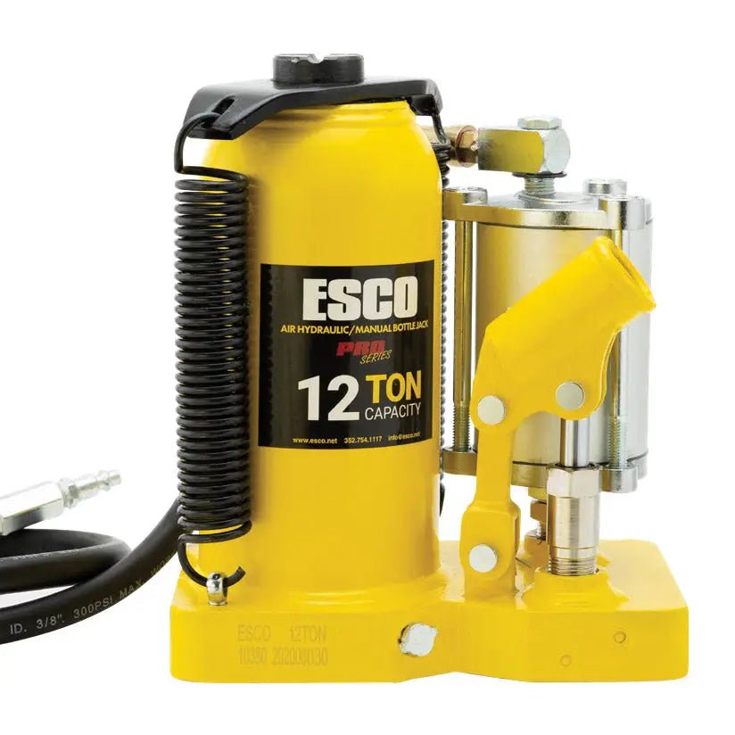 ESCO 12 ton air hydraulic bottle jack for trucks