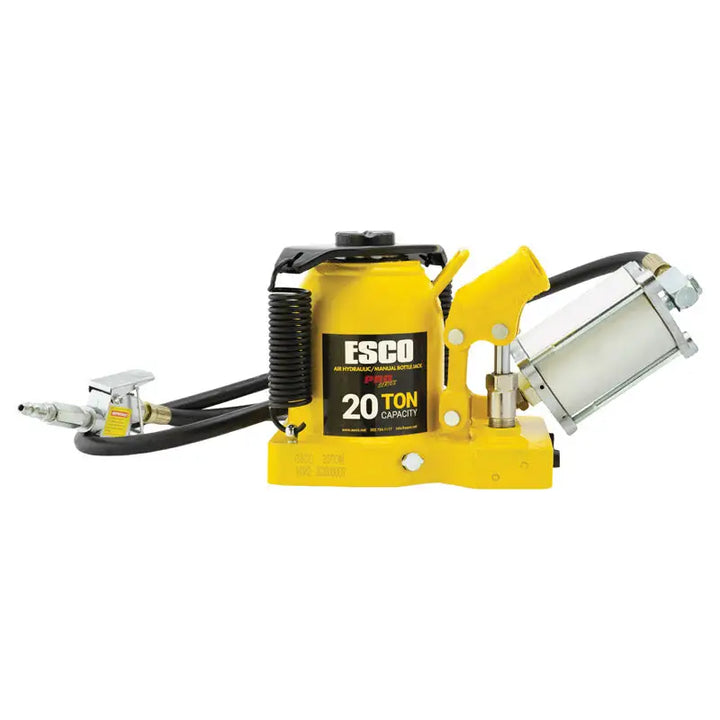 ESCO | 10382 Pro Series 20 Ton "Shorty" Air Hydraulic Bottle Jack