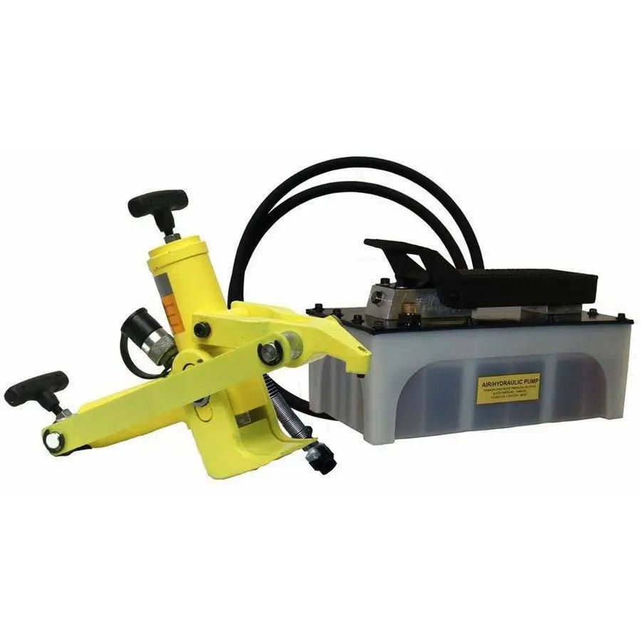 bead breaker kit with hydraulic tool for truck and agricultural tire service