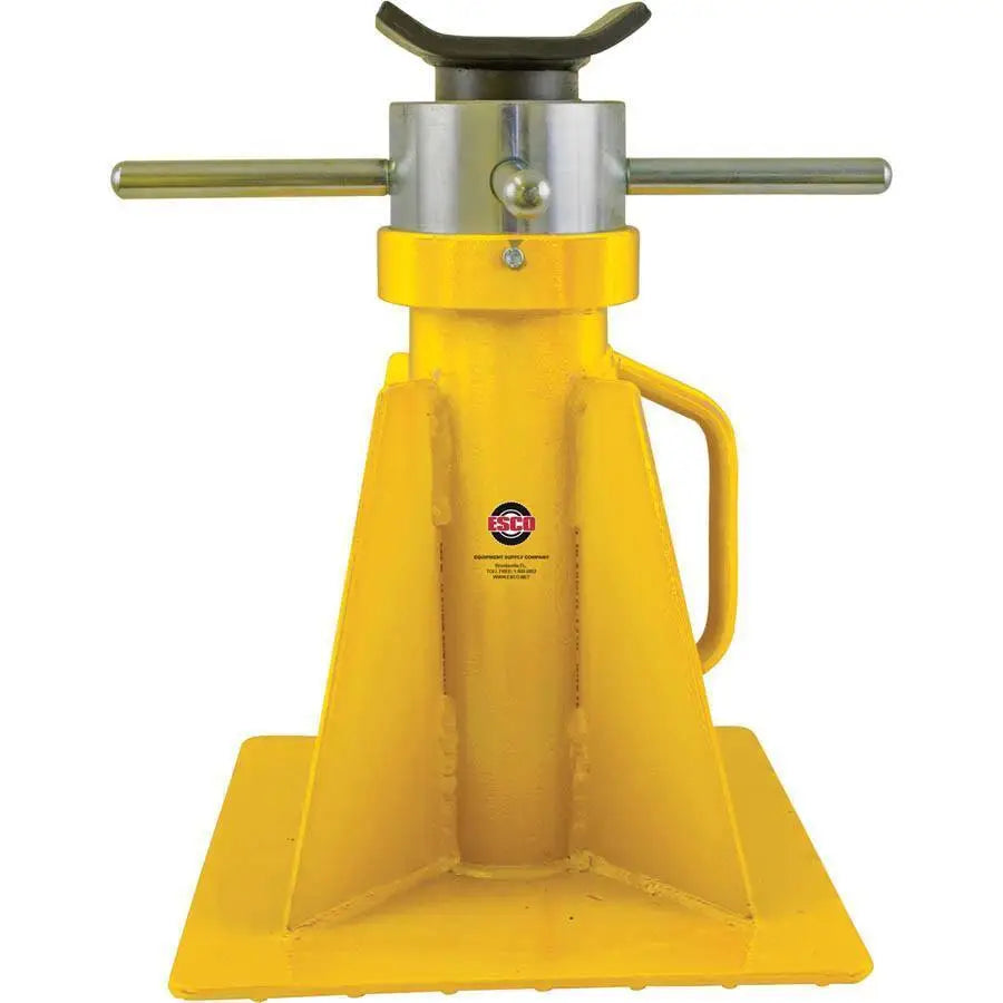 20 ton screw style jack stand with adjustable locking collar for industrial lifting tasks