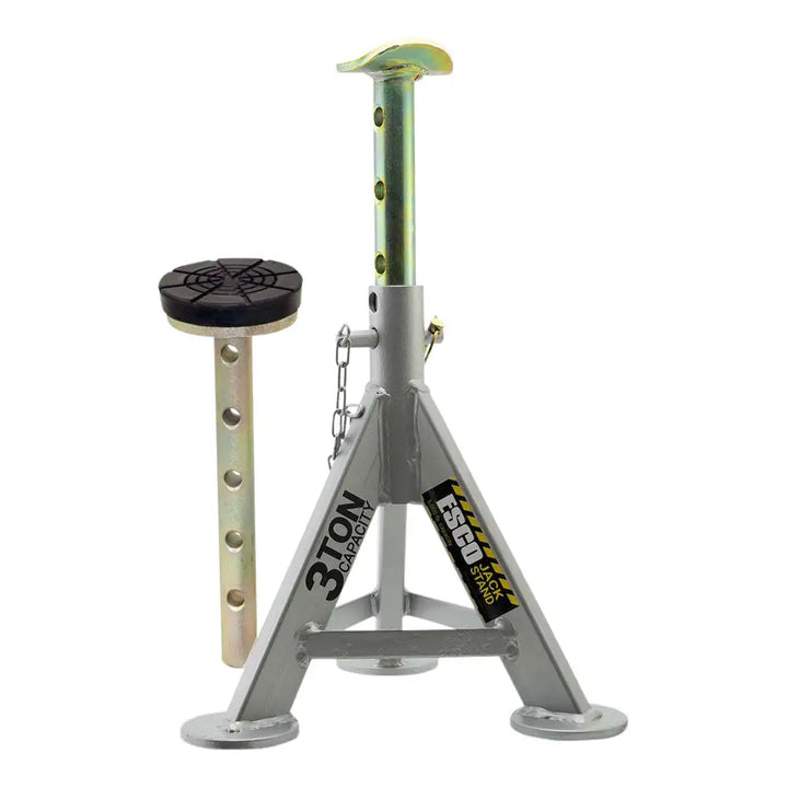 ESCO | 10498K | 3 Ton Jack Stand w/ Axle and Rubber Cushion Post (Pair)