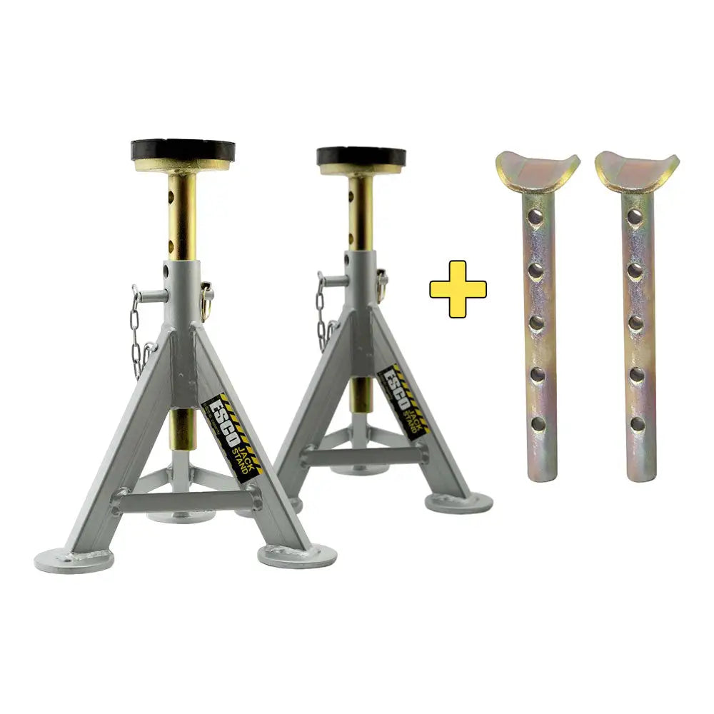 3 ton jack stand with rubber cushion and axle top for vehicle support