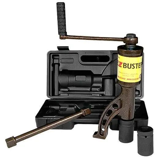 EZBuster nut loosener with torque multiplier for removing seized wheel nuts on heavy-duty trucks and ag equipment