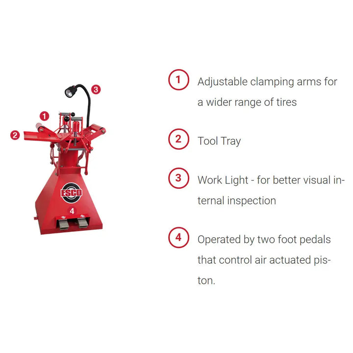 ESCO | 90453 Pneumatic Tire Spreader | For Car/LT