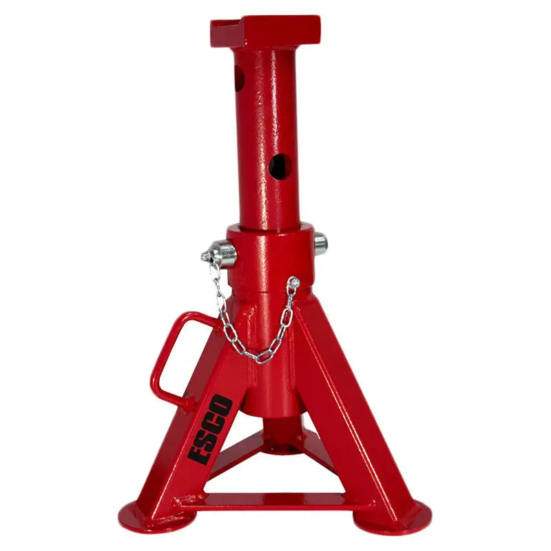 ESCO 22 ton jack stand with pin lock for trucks, trailers, and heavy-duty service work