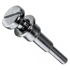 Cut off wheel arbor chrome mandrel drill adapter