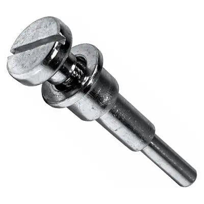 K-TOOL K-70013 Cut-Off Wheel Arbor & Mandrel, 1/4" Drill Adapter, Chrome Finish