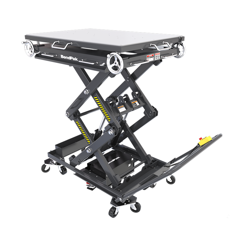 BENDPAK | EV Battery Pack and Powertrain Lift Table | 3,000 lb Capacity, Rechargeable 12V (Incl. Battery) | EVS3000