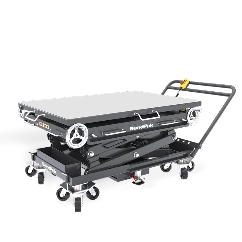 BENDPAK | EV Battery Pack and Powertrain Lift Table | 3,000 lb Capacity, Rechargeable 12V (Incl. Battery) | EVS3000