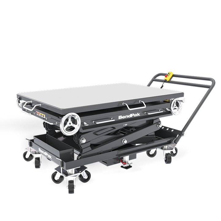 BENDPAK | EV Battery Pack and Powertrain Lift Table | 3,000 lb Capacity, Rechargeable 12V (Incl. Battery) | EVS3000