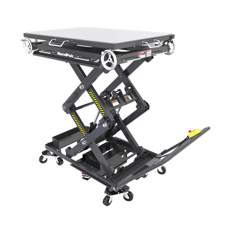 BENDPAK | EV Battery Pack and Powertrain Lift Table | 4,500 lb Capacity, Rechargeable 12V (Incl. Battery) | EVS4500