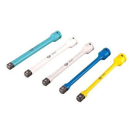AMERICAN FORGE & FOUNDRY AFF-40012 set of five color coded torque extensions arranged at an angle on white background.