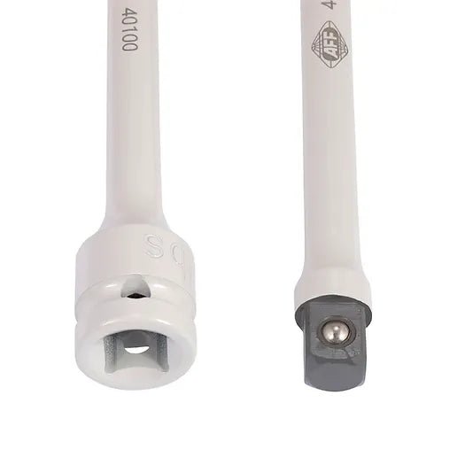 MT-RSR AFF-40100 torque extension ends detail showing socket head and square drive tip in gray finish.
