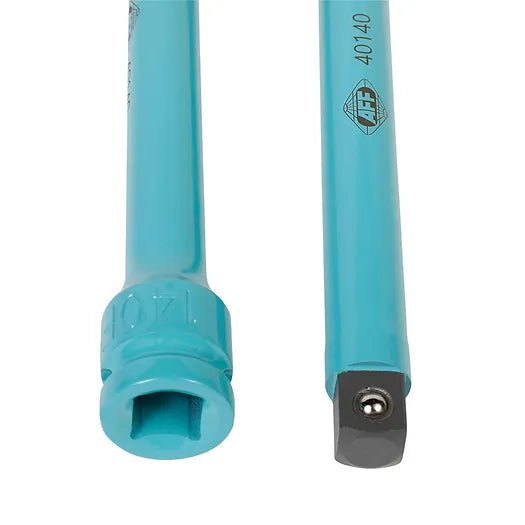 AMERICAN FORGE AFF-40140 ends detail showing socket head and square drive tip.