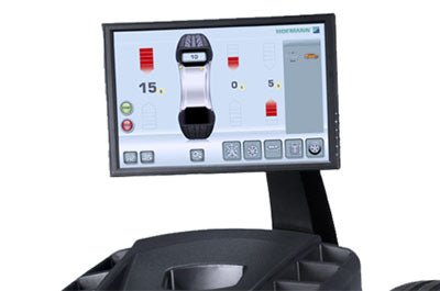 Hofmann Geodyna 7600p Semi-Automatic Wheel Balancer with Touchscreen