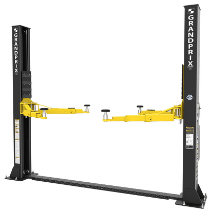 GrandPrix GP-9LC Two-Post Car Lift for Garage - 9,000 lb - Floorplate