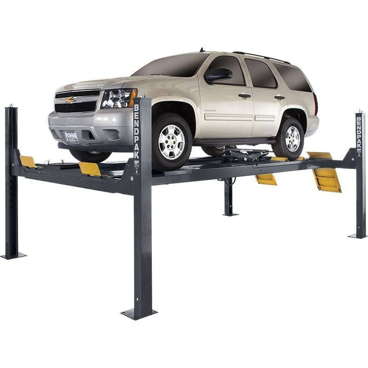 BENDPAK | Alignment Lift | 14,000 lb Capacity, Limo Extended, Includes Turnplates and Slip Plates | HDS-14LSXE