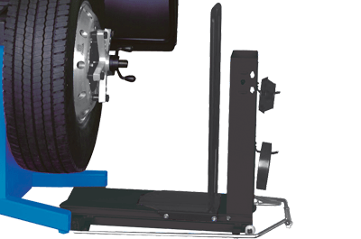 Hofmann Geodyna 980L Heavy-Duty Truck Wheel Balancer with Wheel Lift