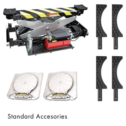 Hofmann 15K 4-Post Alignment Lift ALI Cert. w/ 2 Rolling