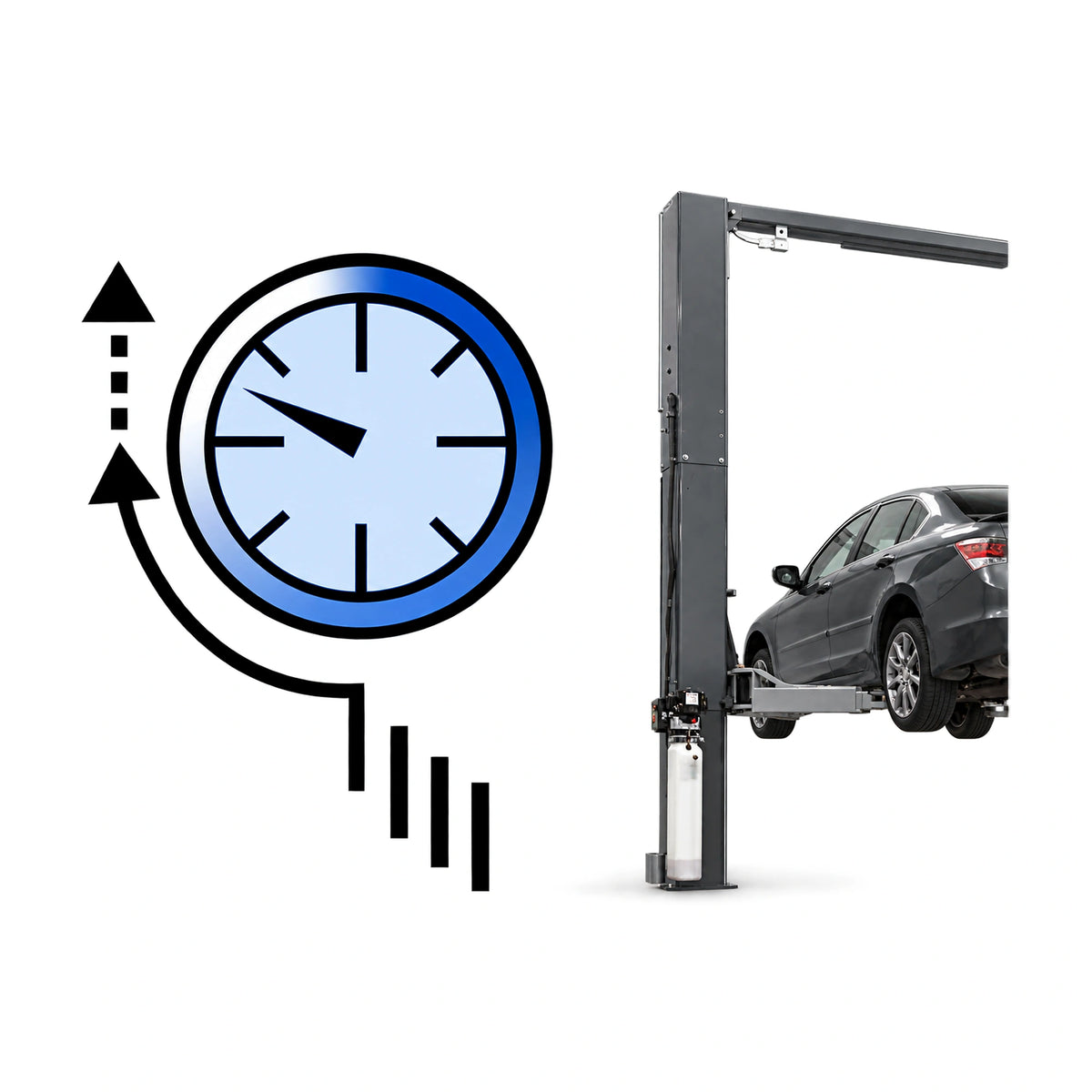Hofmann 10K Two-Post Automotive Lift 10,000 lb Capacity