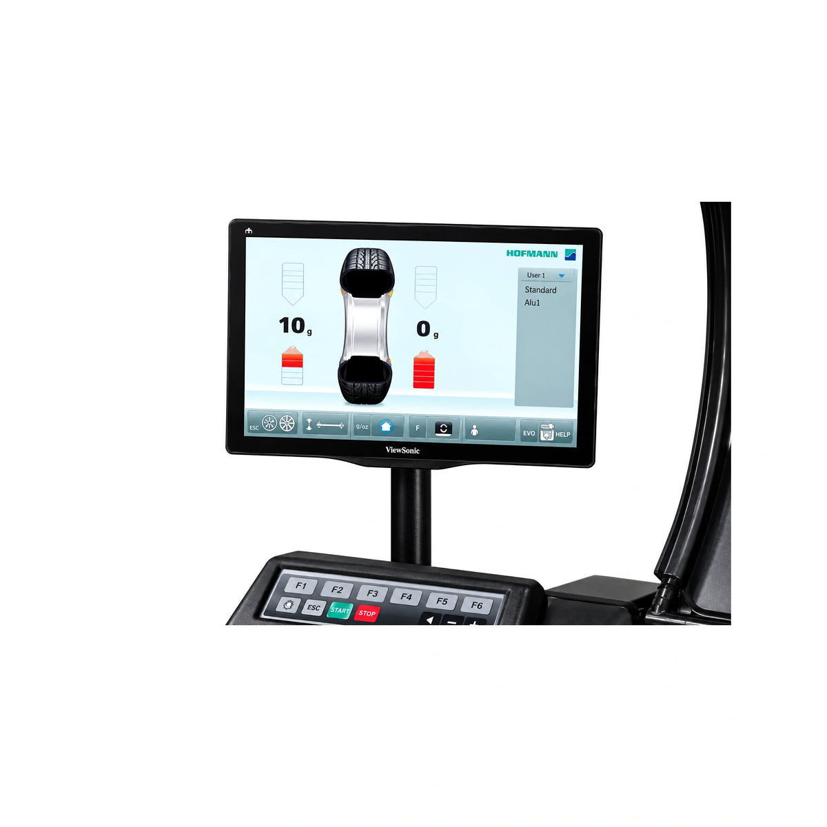 Hofmann Geodyna 7600p - Semi-Automatic Wheel Balancer with Touchscreen