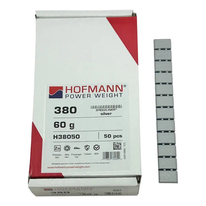 Hofmann Type 380 Gray Adhesive Wheel Weight Zinc 5gm / 600