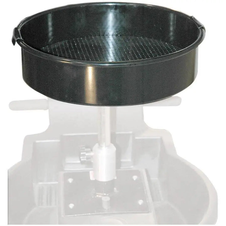 Fuel Transfer + Lubrication - JohnDow 16 In Deep-Drawn Offset Steel Funnel W/ Expanded Screen