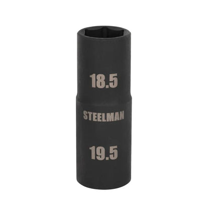 STEELMAN JS-97025 Socket – 1/2" Dr. x 18.5mm x 19.5mm Deep Flip