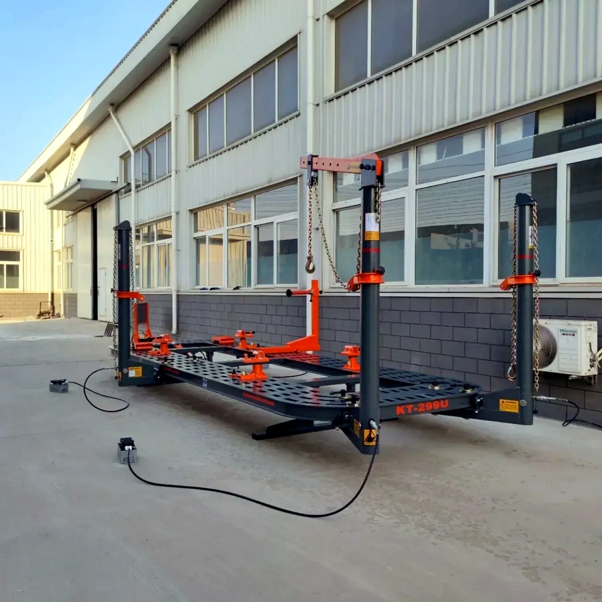 Katool KT-299U – Frame Machine (10-Ton, 20 ft, Tilt Deck)