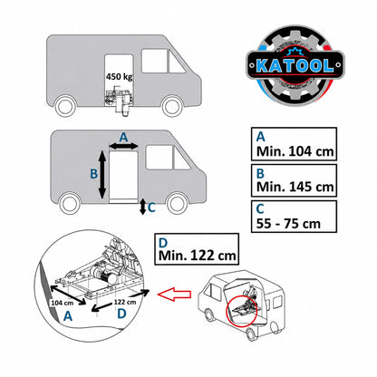 Katool KT-308 - Mobile Tire Changer