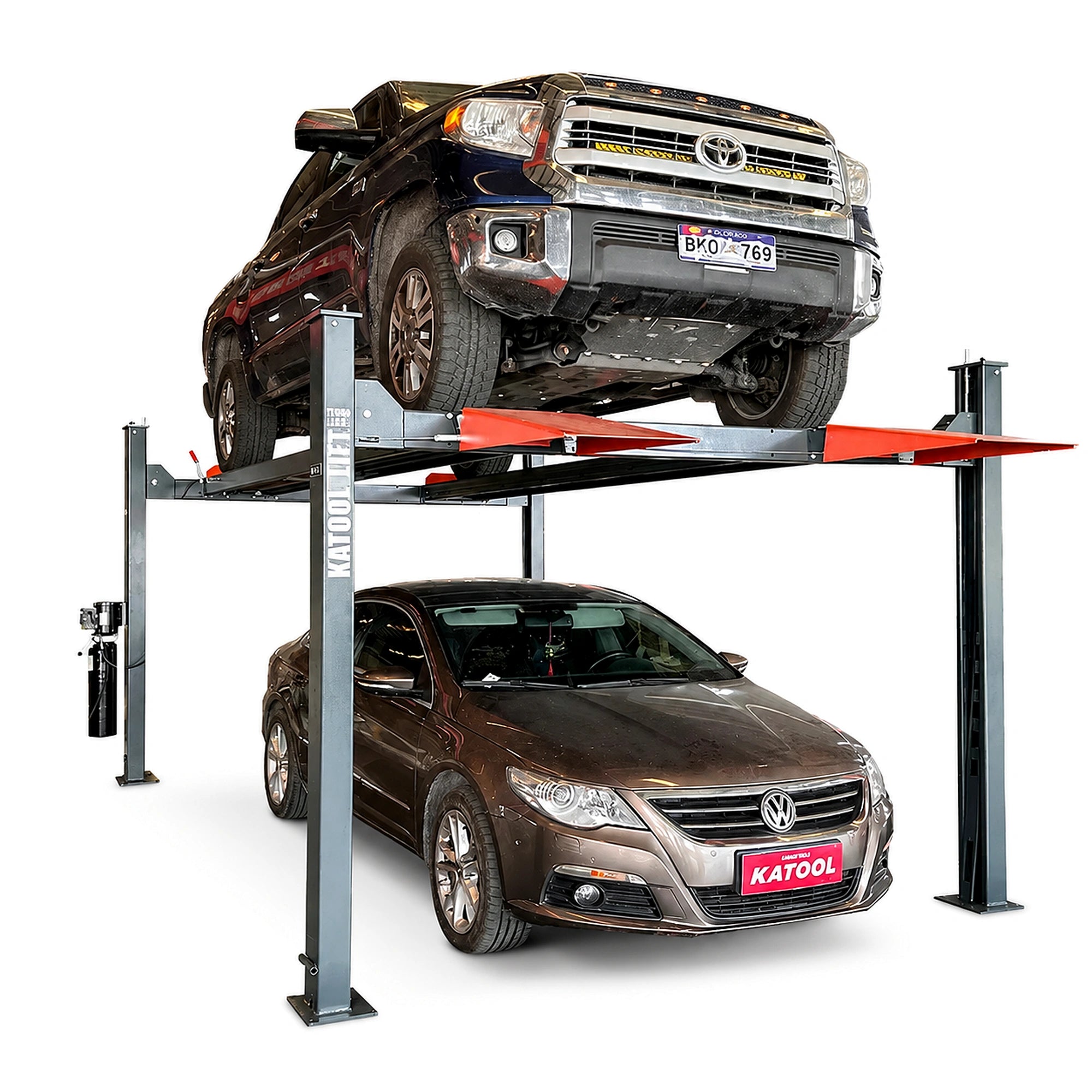 Katool KT-4H110 - 4-Post Car Lift (11,000 lb, Service)