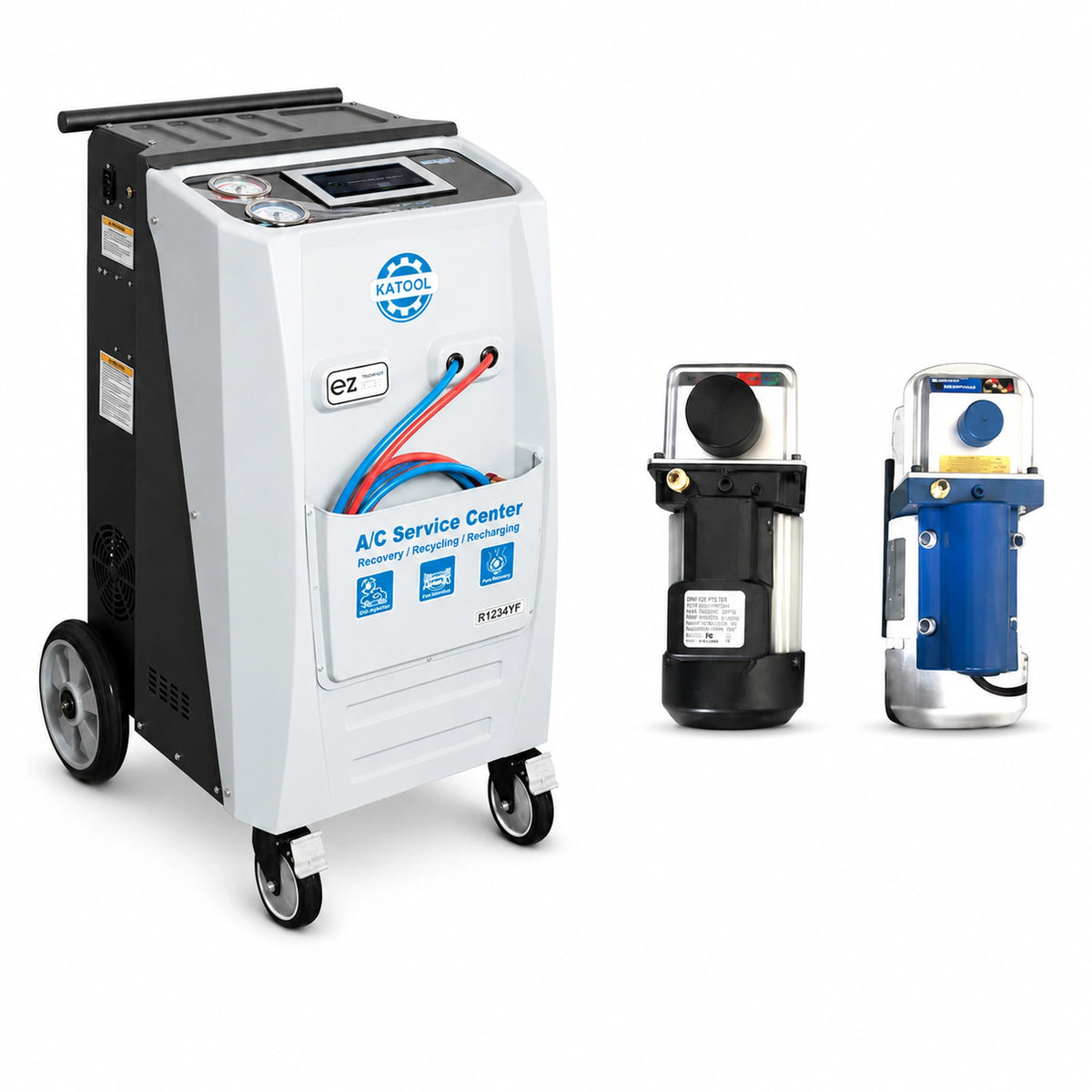 Katool AC2100 – AC Recovery Machine (R-1234YF/R-134a)