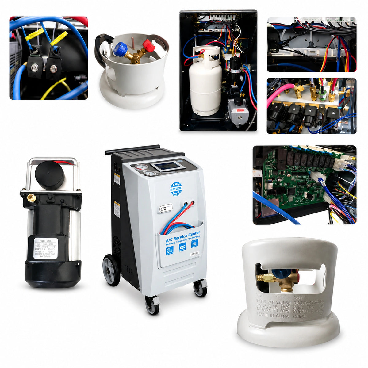 Katool AC2100 – AC Recovery Machine (R-1234YF/R-134a)
