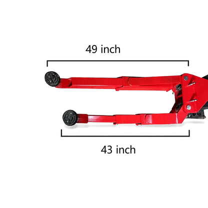Katool AS110D - 2-Post Car Lift (11,000 lb, Asymmetric)