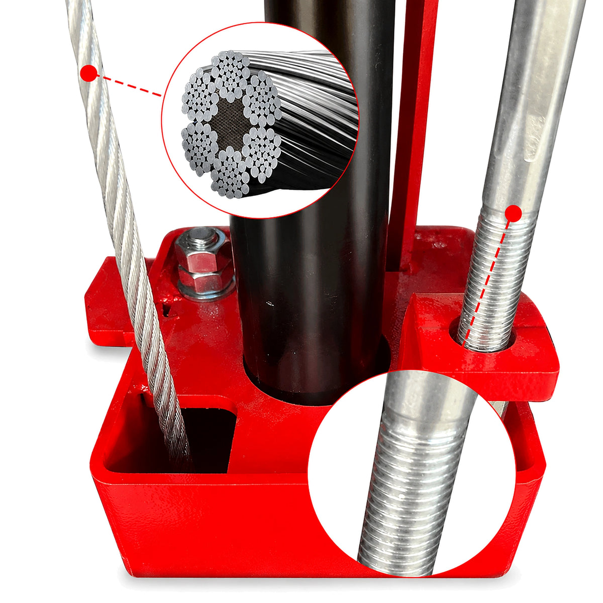 Katool AS110D - 2-Post Car Lift (11,000 lb, Asymmetric)