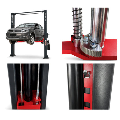 Katool AS110D - 2-Post Car Lift (11,000 lb, Asymmetric)