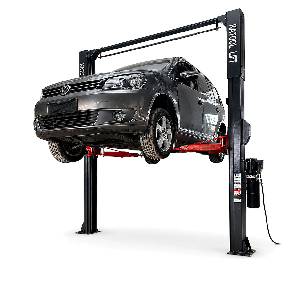 Katool AS110D - 2-Post Car Lift (11,000 lb, Asymmetric)