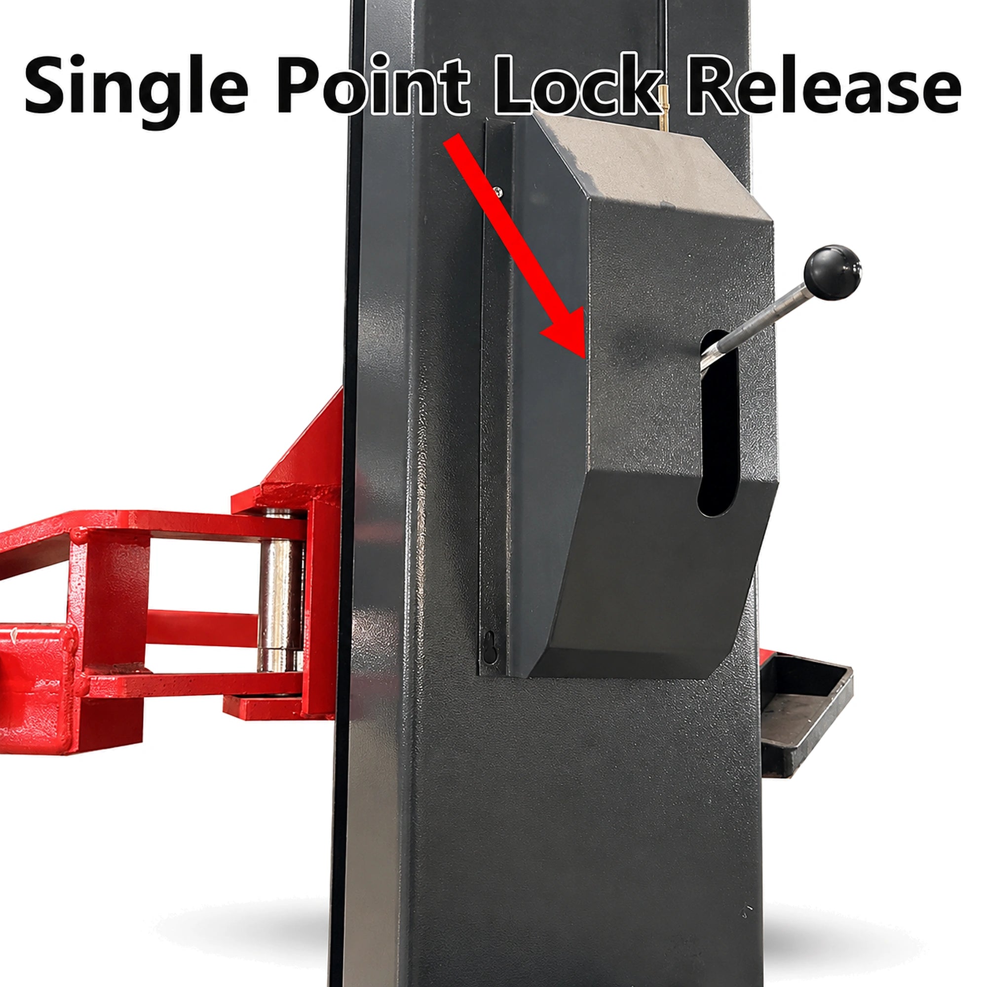 Katool AS110D - 2-Post Car Lift (11,000 lb, Asymmetric)