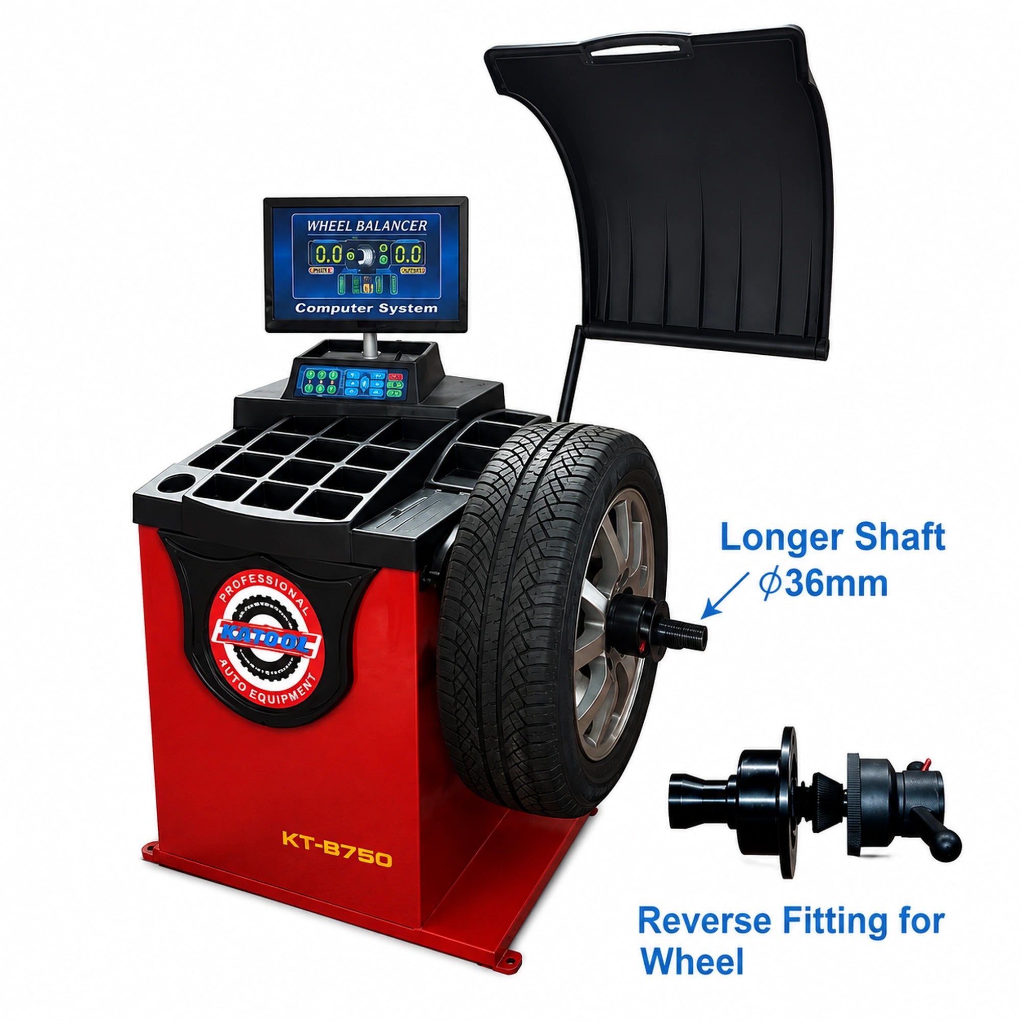 Katool KT-T835 + KT-B750 - Tire Changer and Balancer Combo
