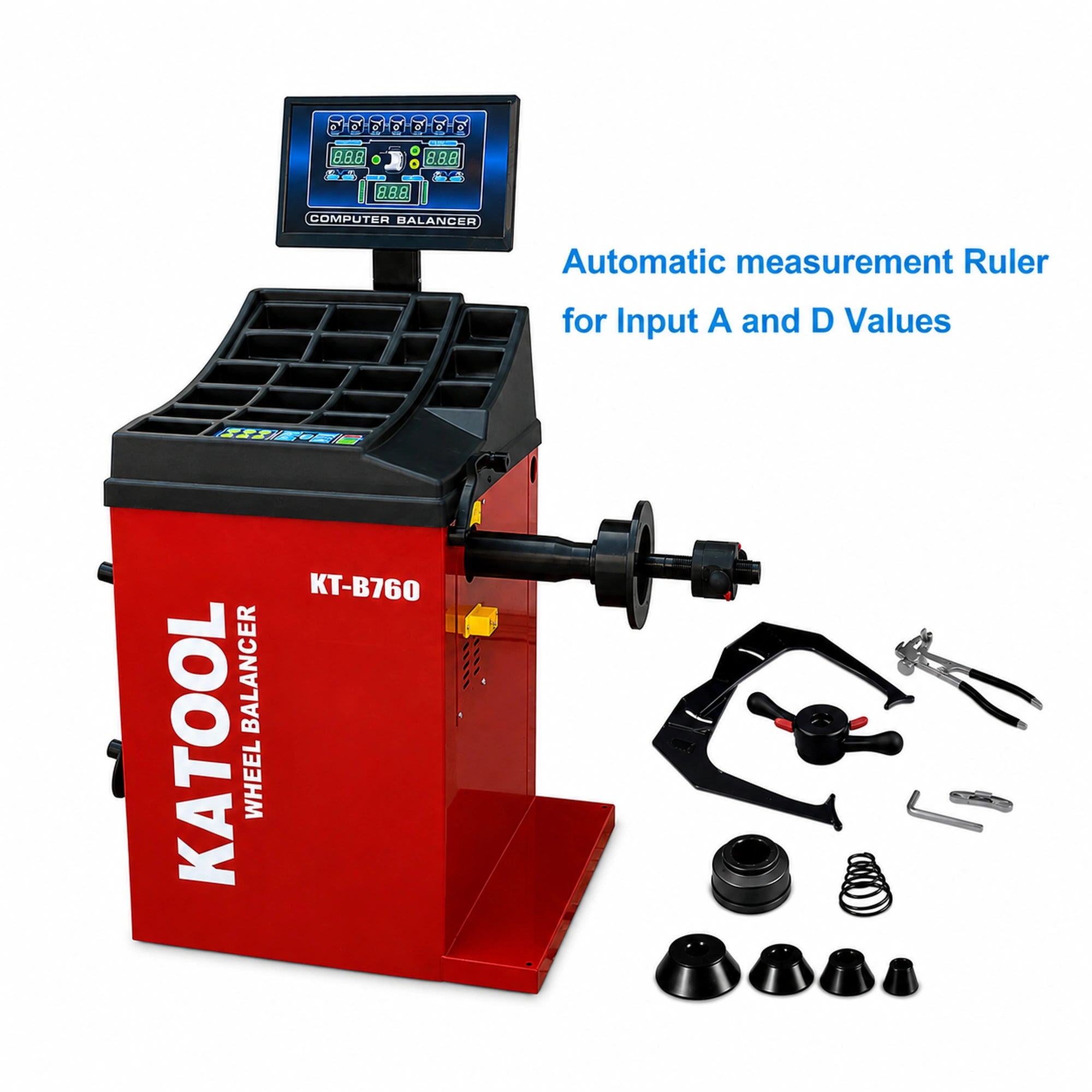 Katool KT-T835 + KT-B760 - Tire Changer and Balancer Combo
