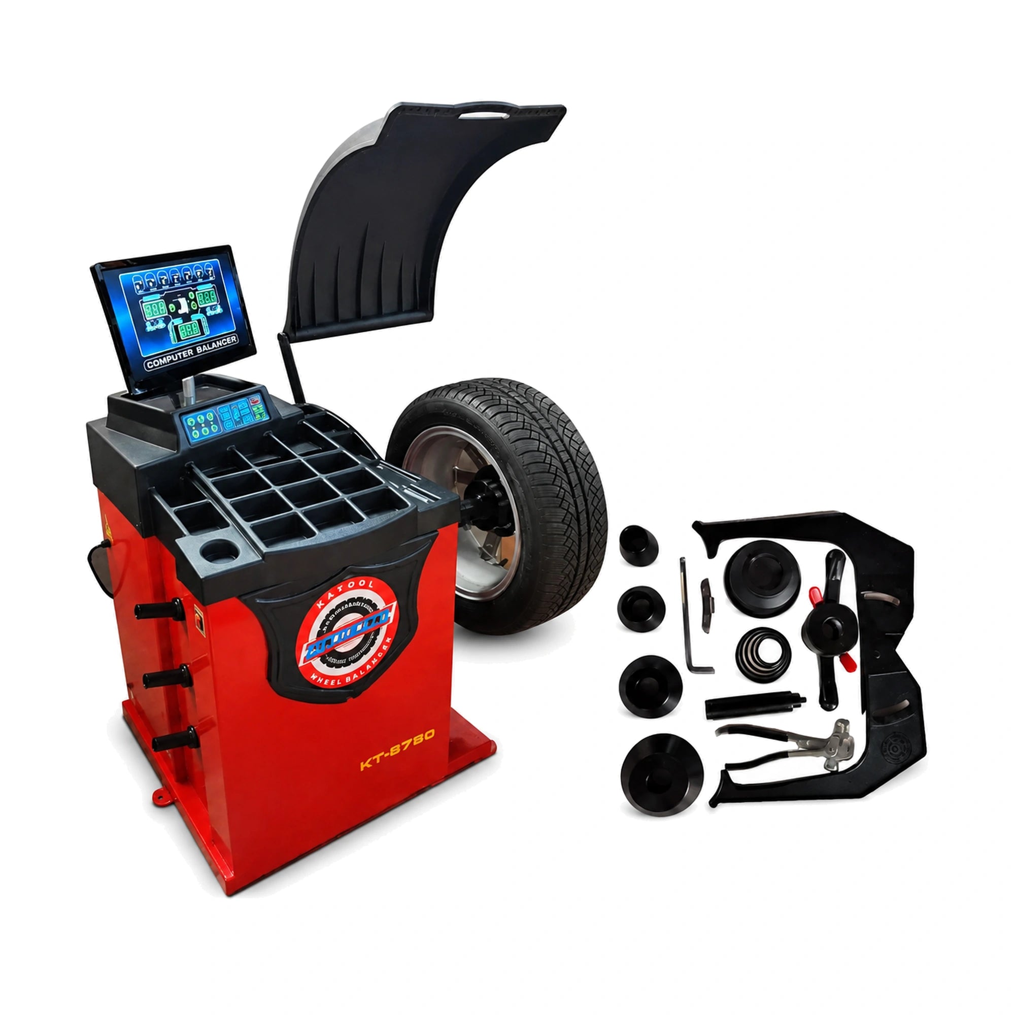 Katool KT-B750 - Wheel Balancer (30 in, Automatic)